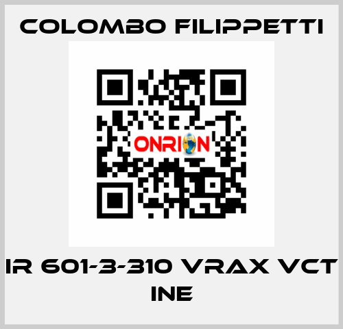 IR 601-3-310 VRAX VCT INE Colombo Filippetti