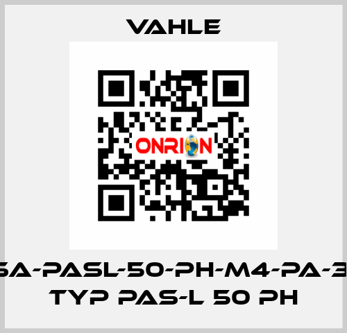 SA-PASL-50-PH-M4-PA-31 TYP PAS-L 50 PH Vahle