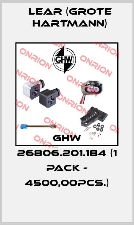GHW 26806.201.184 (1 pack - 4500,00pcs.) Lear (Grote Hartmann)