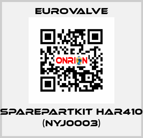 Sparepartkit HAR410 (NYJ0003) Eurovalve