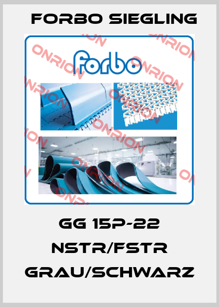 GG 15P-22 NSTR/FSTR GRAU/SCHWARZ Forbo Siegling
