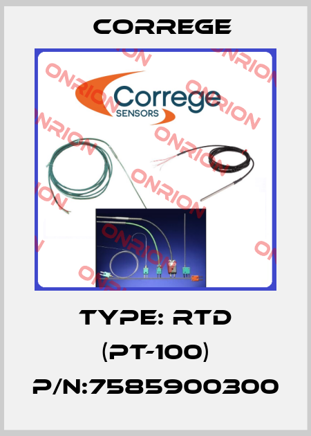 Type: RTD (PT-100) P/N:7585900300 Correge