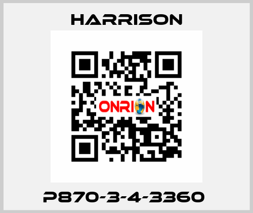 P870-3-4-3360  Harrison