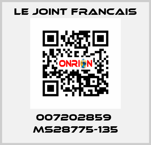 007202859  MS28775-135 LE JOINT FRANCAIS