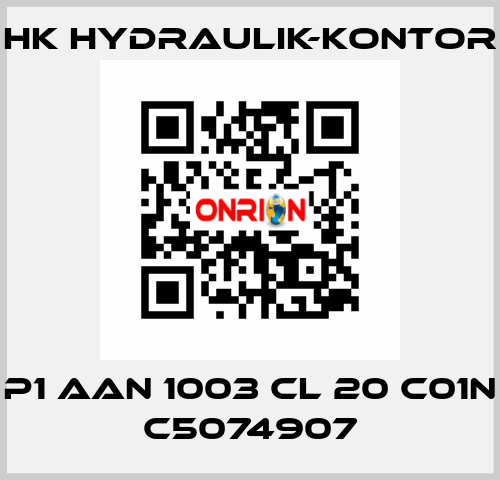 P1 AAN 1003 CL 20 C01N C5074907 HK HYDRAULIK-KONTOR