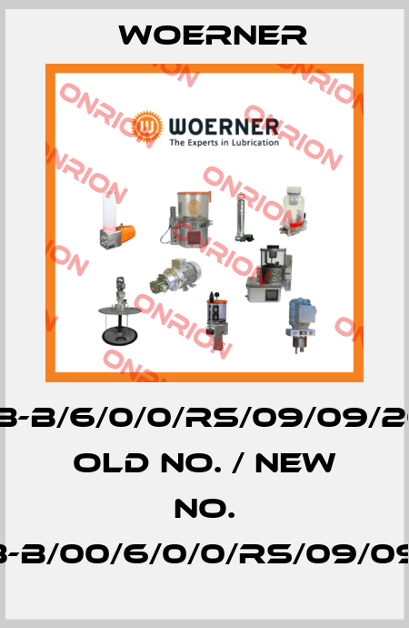 VPB-B/6/0/0/RS/09/09/20/V old No. / new No. VPB-B/00/6/0/0/RS/09/09/20 Woerner