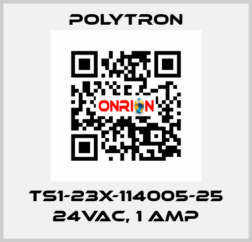 TS1-23X-114005-25 24VAC, 1 Amp Polytron