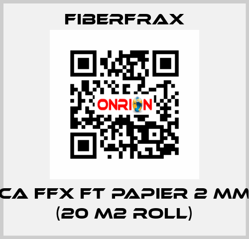 CA FFX FT PAPIER 2 MM (20 m2 roll) Fiberfrax