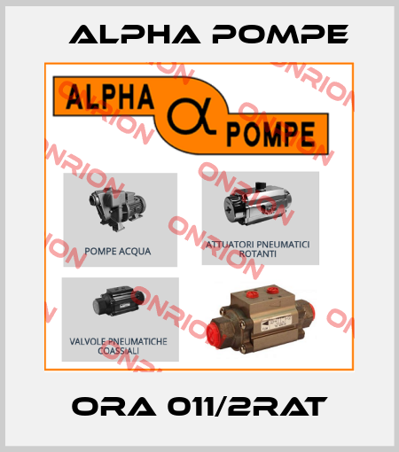ORA 011/2RAT Alpha Pompe