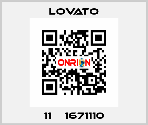 11ВА1671110 Lovato