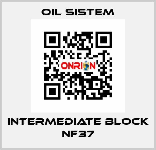 Intermediate block NF37 Oil Sistem