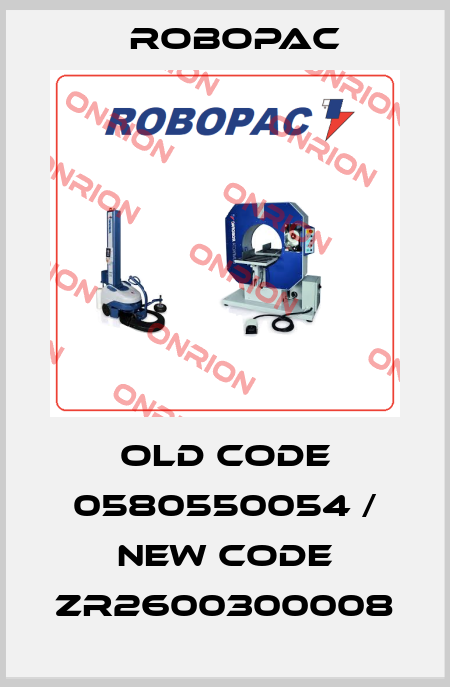 old code 0580550054 / new code ZR2600300008 Robopac