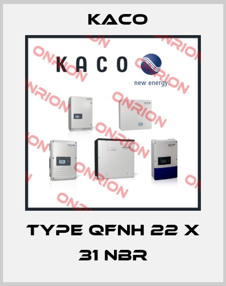 Type QFNH 22 x 31 NBR Kaco