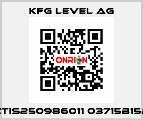 ZTIS250986011 03715B152 KFG Level AG