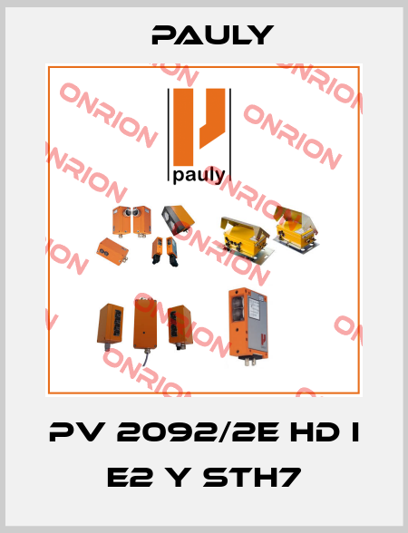 PV 2092/2E HD I E2 Y STH7 Pauly