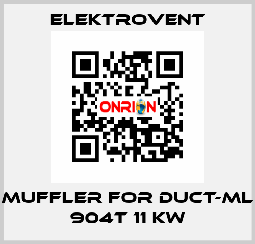 muffler for DUCT-ML 904T 11 kw ELEKTROVENT