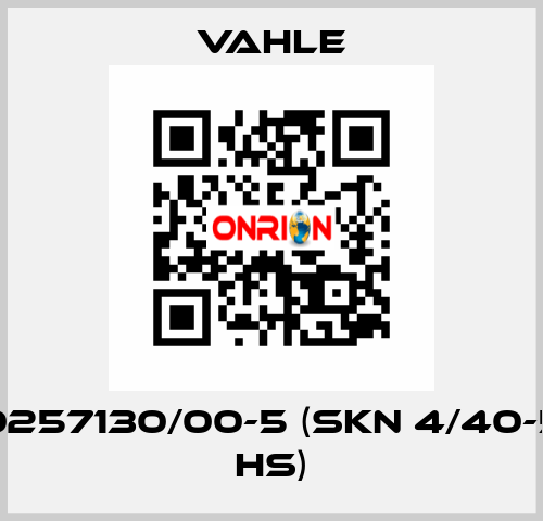 0257130/00-5 (SKN 4/40-5 HS) Vahle