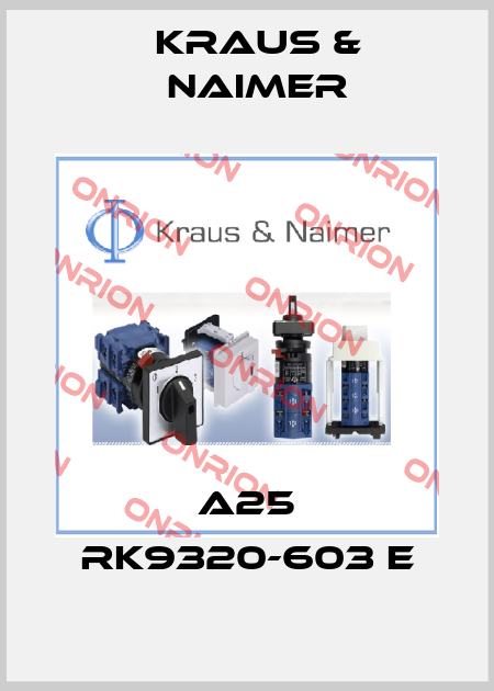 A25 RK9320-603 E Kraus & Naimer