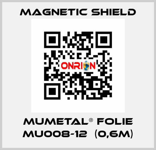 MuMETAL® Folie MU008-12  (0,6m) Magnetic Shield