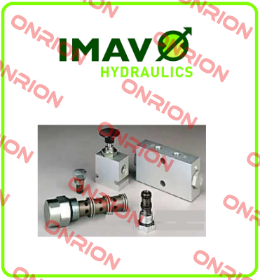 Metal plate with viton orings for RZ-10S-A IMAV Hydraulik