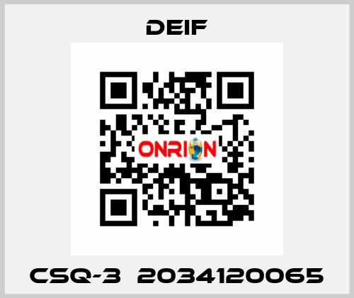 CSQ-3  2034120065 Deif