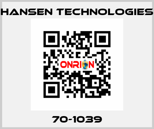 70-1039 HANSEN TECHNOLOGIES