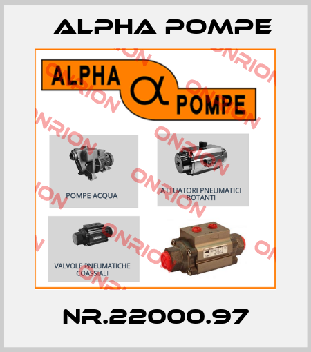 Nr.22000.97 Alpha Pompe