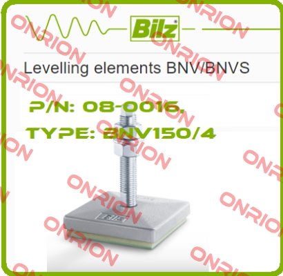 P/N: 08-0016, Type: BNV150/4 Bilz Vibration Technology