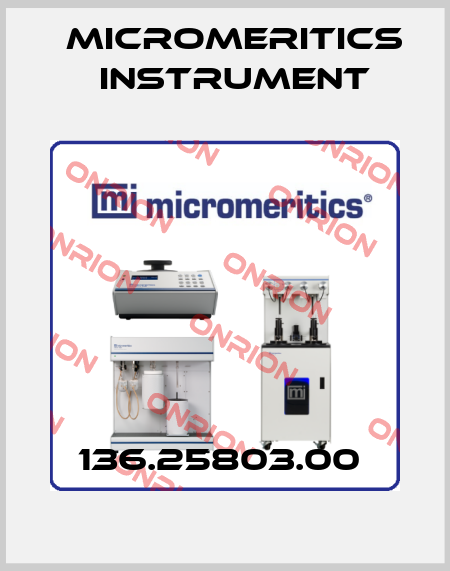 136.25803.00  Micromeritics Instrument