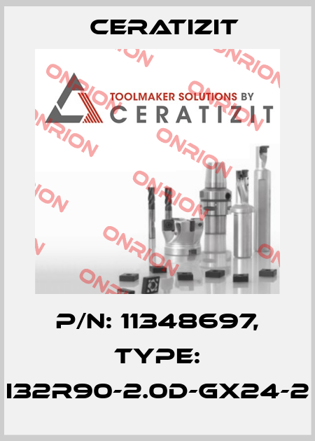 P/N: 11348697, Type: I32R90-2.0D-GX24-2 Ceratizit