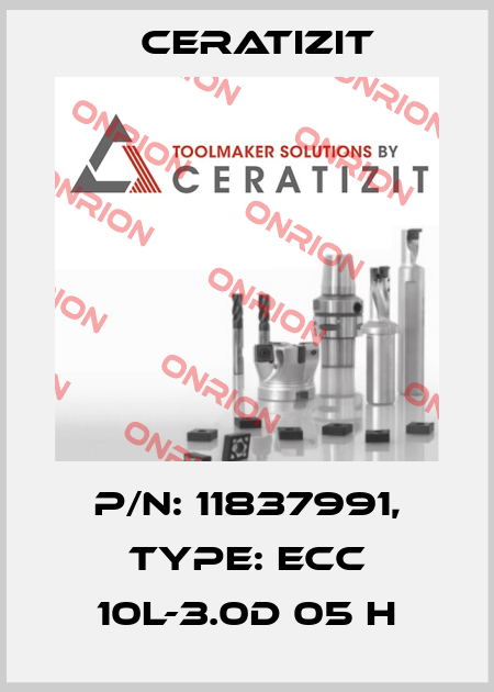 P/N: 11837991, Type: ECC 10L-3.0D 05 H Ceratizit