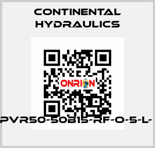 PVR50-50B15-RF-O-5-L-  Continental Hydraulics