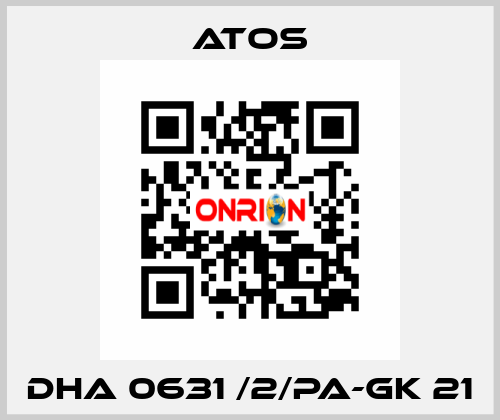 DHA 0631 /2/PA-GK 21 Atos