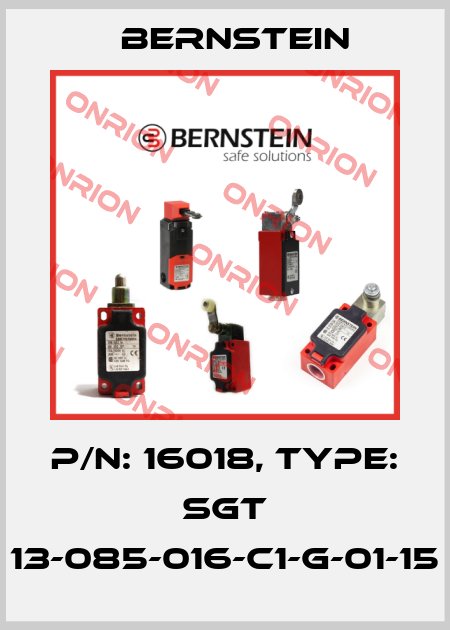P/N: 16018, Type: SGT 13-085-016-C1-G-01-15 Bernstein
