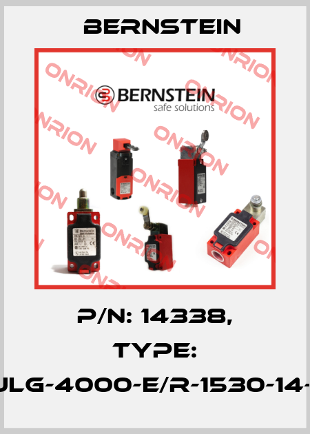 P/N: 14338, Type: SULG-4000-E/R-1530-14-01 Bernstein