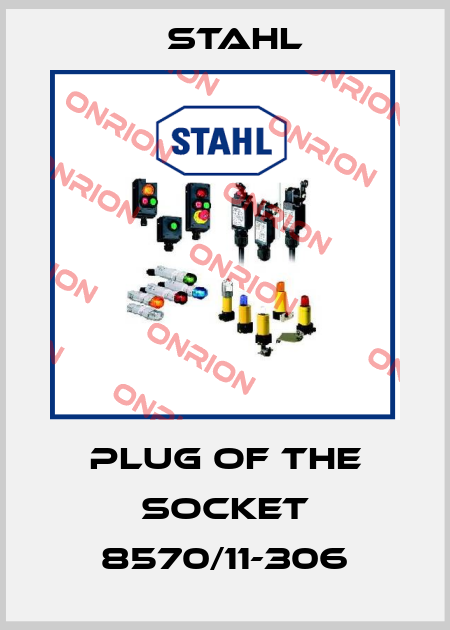 Plug of the socket 8570/11-306 Stahl