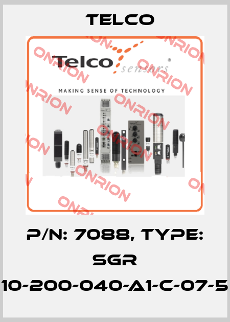 p/n: 7088, Type: SGR 10-200-040-A1-C-07-5 Telco