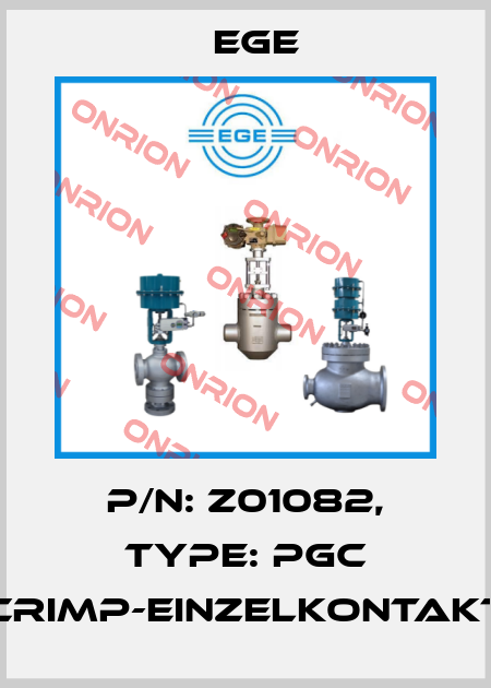 p/n: Z01082, Type: PGC Crimp-Einzelkontakt Ege