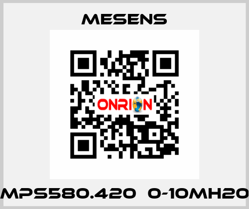 MPS580.420  0-10mH20 Mesens