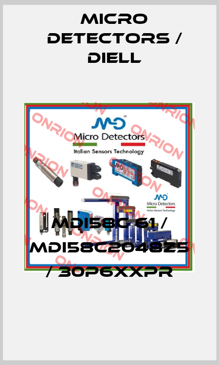 MDI58C 61 / MDI58C2048Z5 / 30P6XXPR
 Micro Detectors / Diell