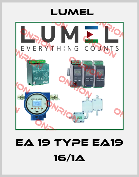 EA 19 Type EA19 16/1A LUMEL