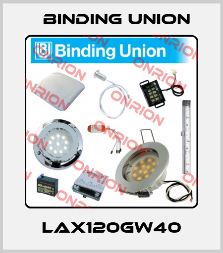 LAX120GW40 Binding Union