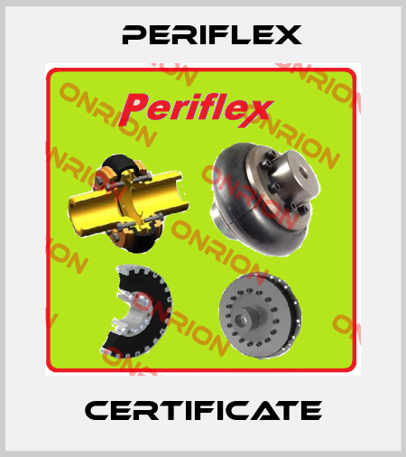 Certificate Periflex
