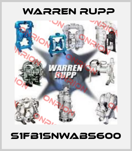 S1FB1SNWABS600 Warren Rupp
