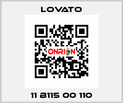 11 B115 00 110 Lovato