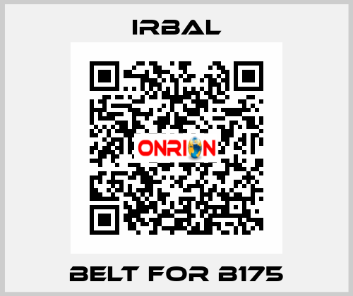 belt for B175 irbal