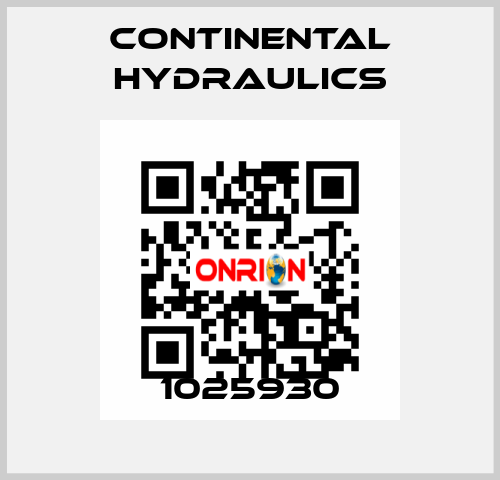 1025930 Continental Hydraulics