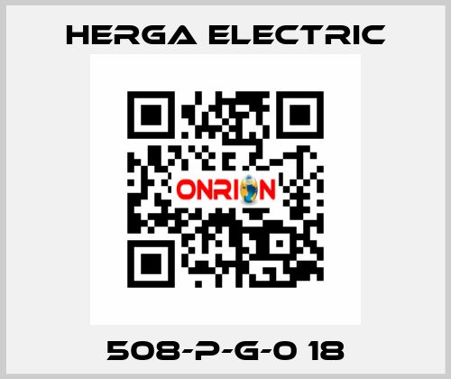 508-P-G-0 18 Herga Electric