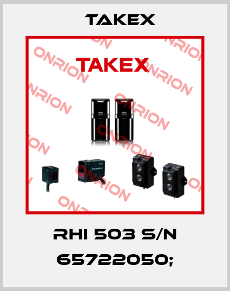 RHI 503 S/N 65722050; Takex