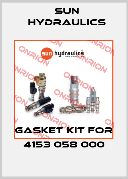 Gasket kit for 4153 058 000 Sun Hydraulics